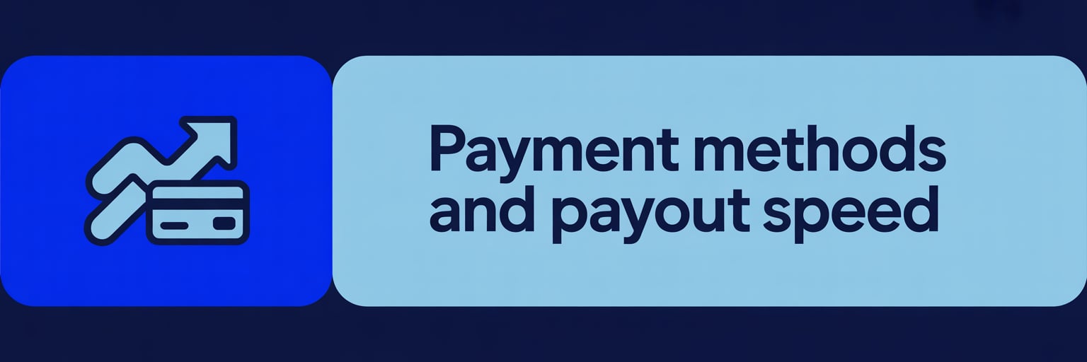 Payment Methods and Payout Speed